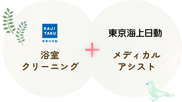 KAJI TAKU 浴室 クリーニング + 東京海上日動 メディカル アシスト