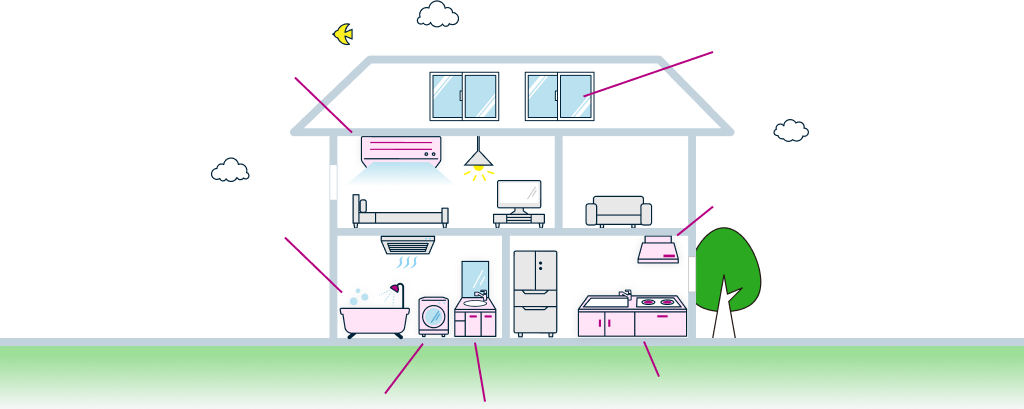 おうちの気になる箇所のお掃除はお任せ!
